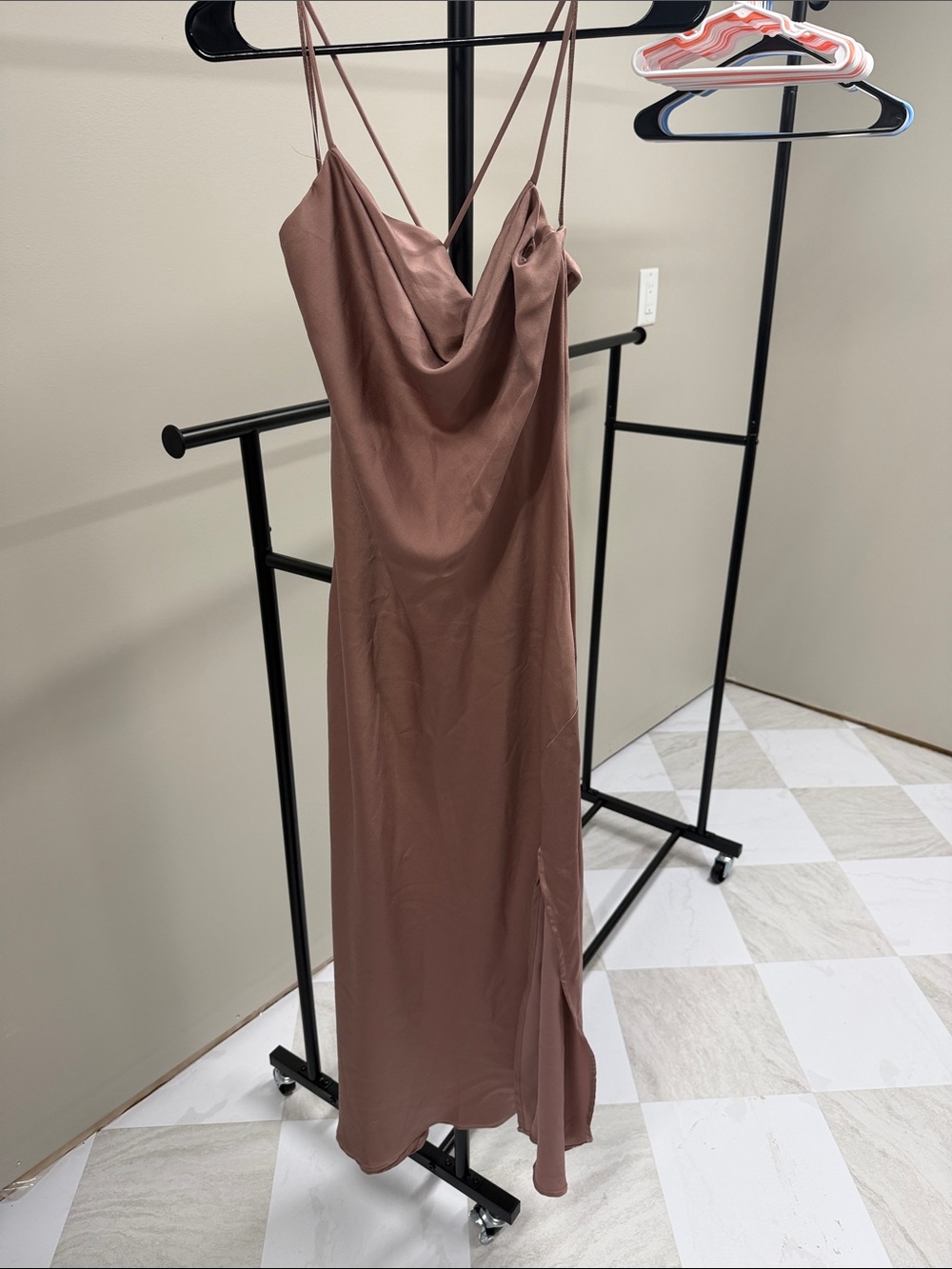 ASTR Midi Slip Dress